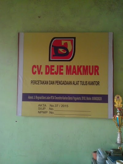Photos of CV.Deje Makmur