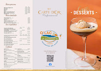 Menu Guinguette O'LAC CABANNES Page 1