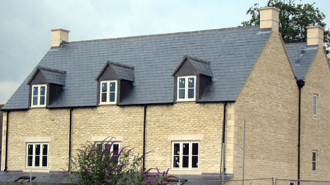 M J Boswell Roofing Services Logo