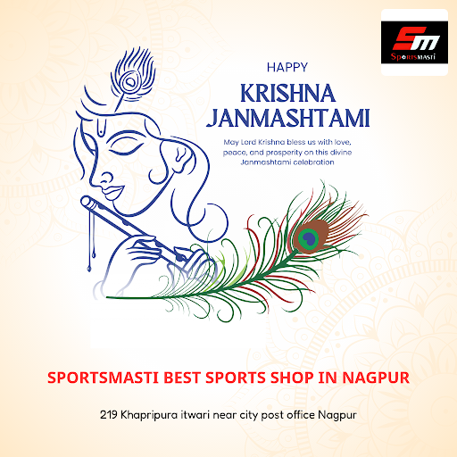 Celebrate Janmashtami with SPORTSMASTI, Nagpur’s top sporting shops, offering high-quality sports… post image