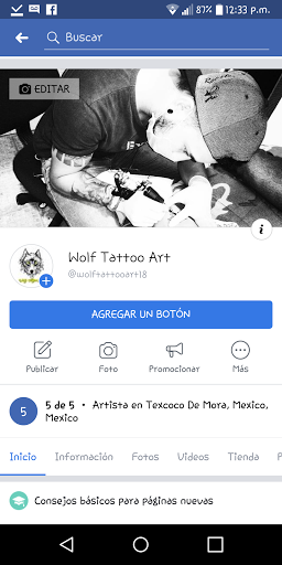 Wolf Tatto Art - Thumbnail