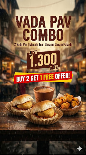 Vada Pav Combo. Buy 2 Get 1 Free post image