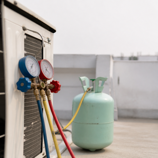 Is your AC running but not cooling like before? Many homes in Kharghar and Panvel face poor cooli… post image