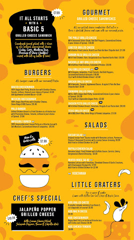 Grater Grilled Cheese by null