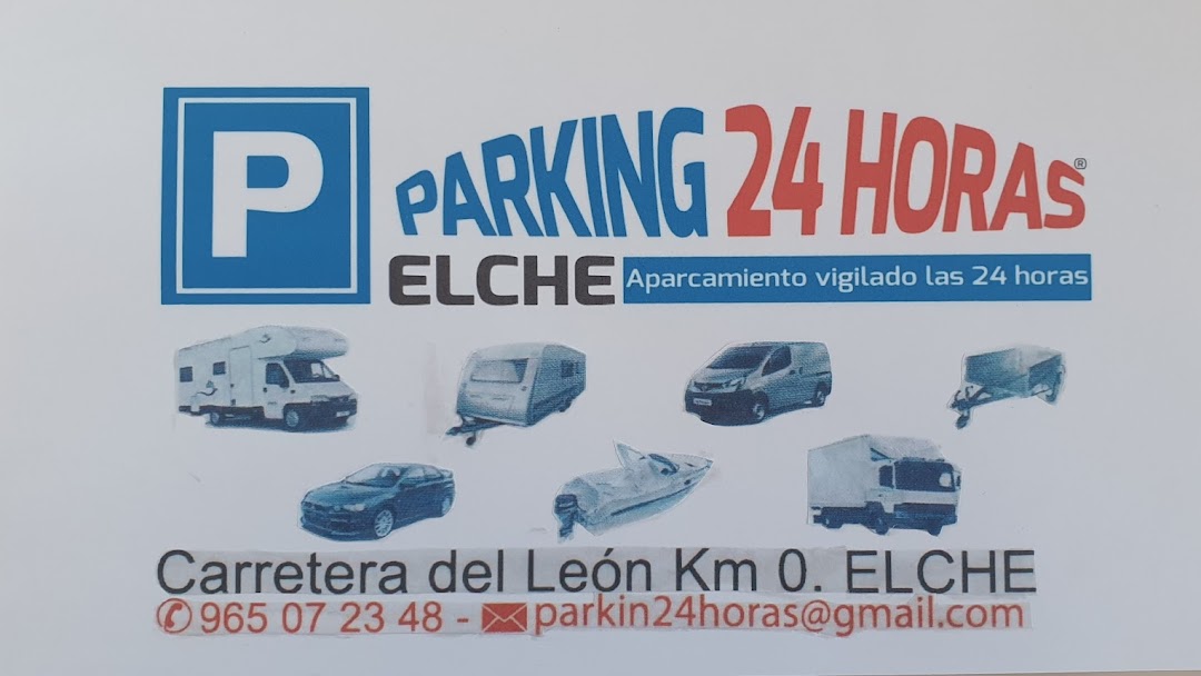 Parking Castilla. Caravan Parking in Elche, Alicante. Parking 24 hours