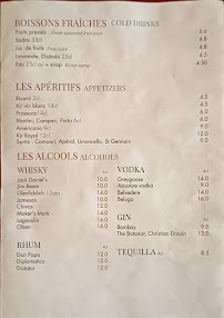 Menu Bistro Le Palace Page 3