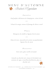 Menu Bistrot l'Oppidum Page 5