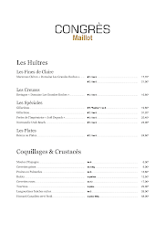 Photo n°60 de Le Congrès Maillot à Paris (Restaurant de fruits de mer)