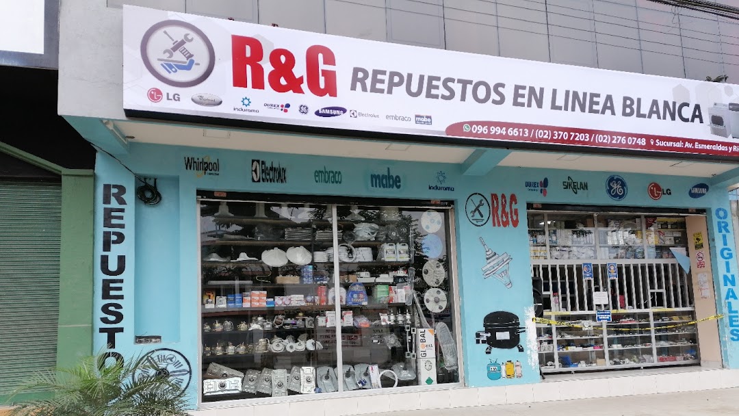 Por Incomparable Ídolo R&G REPUESTOS EN LÍNEA BLANCA - Distribuidor De Repuestos De  Electrodomésticos en Santo Domingo de los Colorados