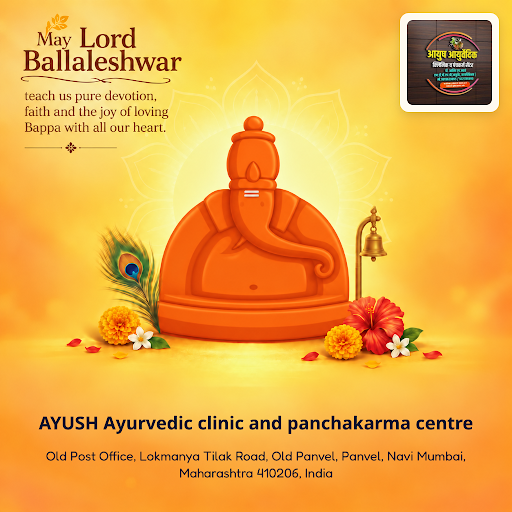 Celebrate Ganpati 2026 with AYUSH Ayurvedic clinic, offering Ayurvedic Panchkarma, Agnikarma, pai… post image