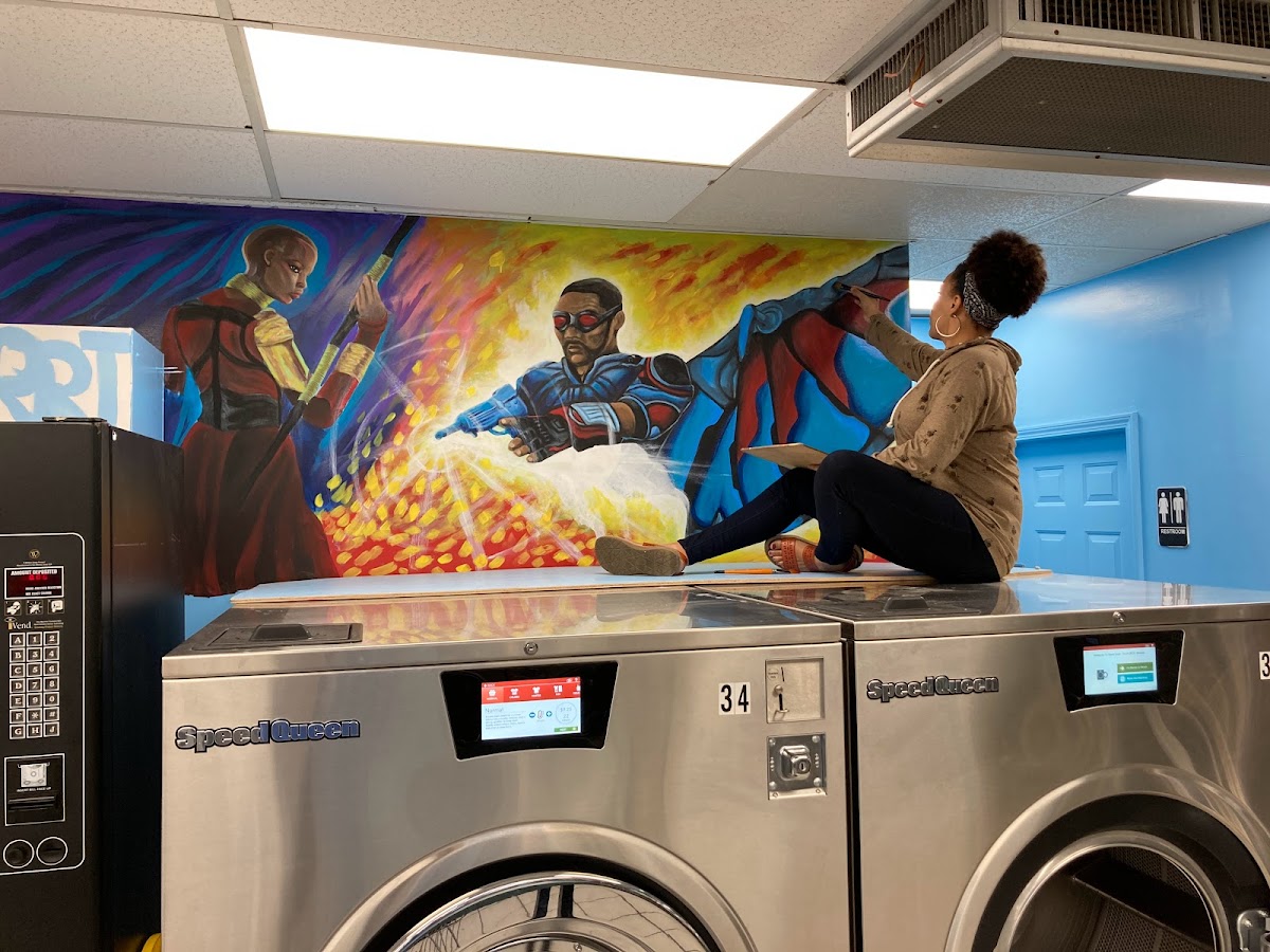 Clean laundry equipment at Super Suds in New Orleans, LA