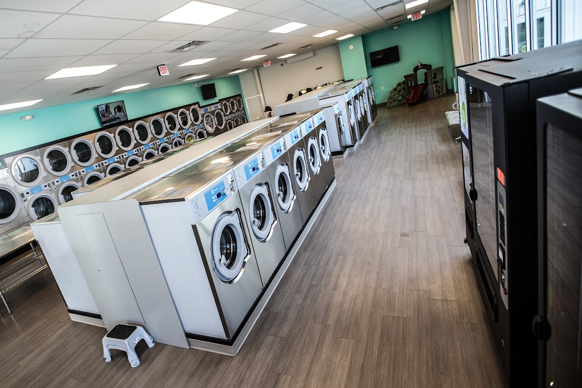 Self-service laundry at Anytime Coin Laundry, Omaha, NE
