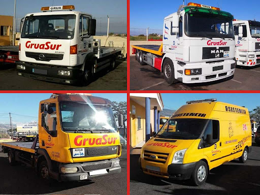 Grúas Sur (Base Santa Cruz) | Asistencia en carretera 24h