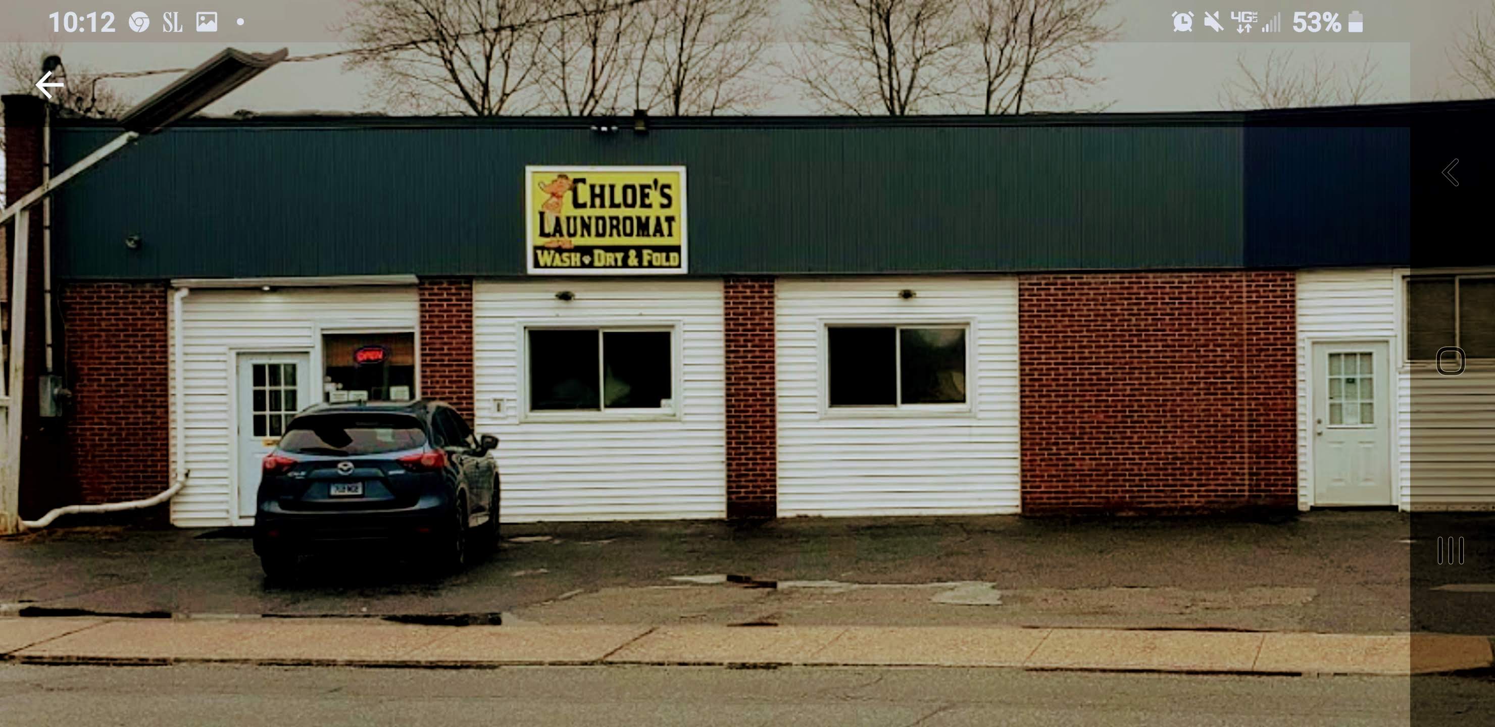 Chloe's Laundromat facility with washing machines in Niantic