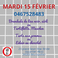 Menu O'BISTROT Montpellier Page 5