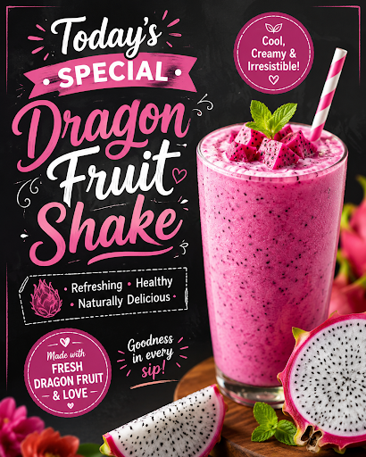 Dragon Fruit Shake post image