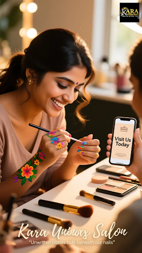 Get the best nail art in Bhopal! At Kara Unisex Salon, our expert technicians use high-quality pr…