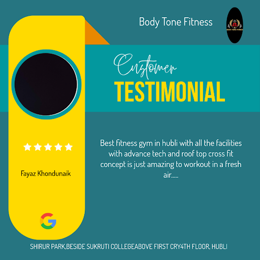 Fayaz Khondunaik swears by Body Tone Fitness as the best gym in Hubli! He loved the personalized… post image