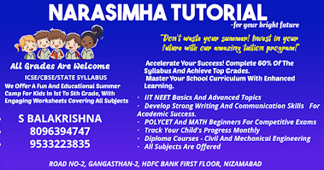 NARASIMHA TUTORIAL (Tuition)