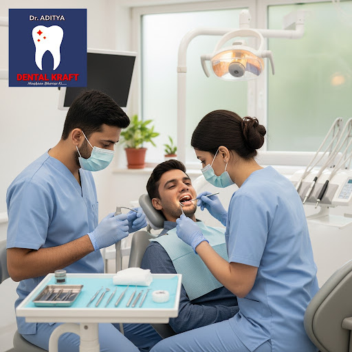 Ever wondered what really happens during a routine dental check-up? At Dr. Aditya Dental Kraft in… post image