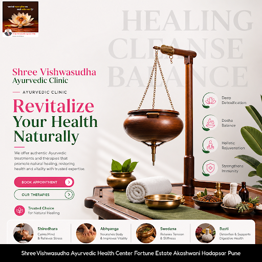Shree Vishwasudha Ayurvedic Clinic offers personalized treatments including Neelibhrungyadi Hair… post image