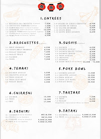 Menu Sushi Thai One Page 3