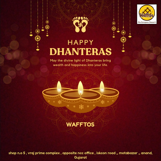 Ring in the auspicious occasion of Happy Dhanteras at Wafftos, Anand's favorite chocolate cafe! I… post image