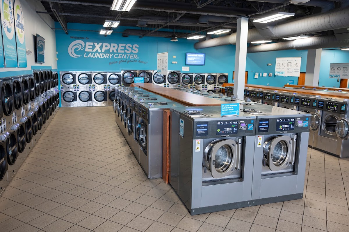 Coin Laundry facility with washing machines in Oshkosh