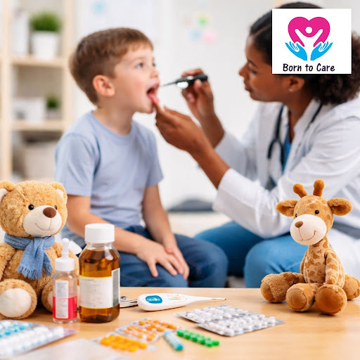 Childhood infections like cold, cough, fever, ear infection, throat pain and stomach infection ar… post image