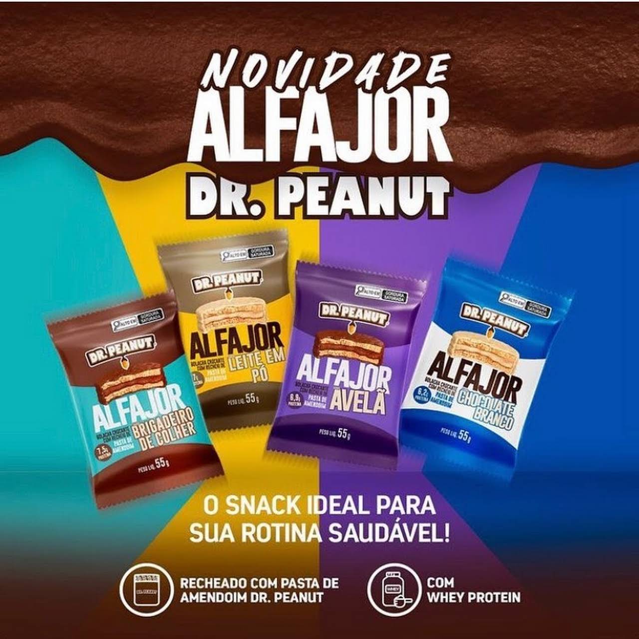 Alfajor Dr. Peanut - Nutri Granel - Suplementoso esportivos e
