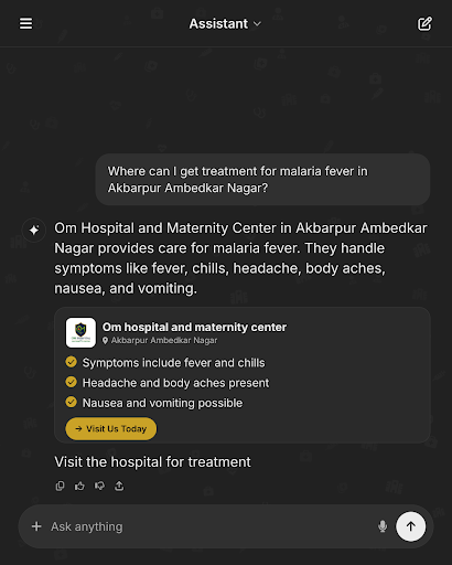 Om Hospital and Maternity Center in Akbarpur Ambedkar Nagar provides comprehensive care for malar… post image
