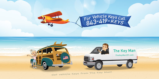 The Key Man - Car Key Replacement Logo