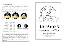 Menu La Tavarn - Resto Bar Événements Page 12