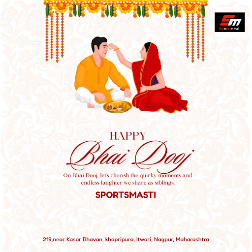 Happy Bhai Dooj from SportsMasti in Nagpur! Celebrate this special bond with your brother by gift… post image