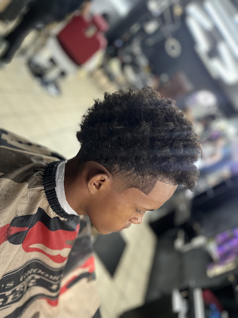 Blue Check Barbershop by null