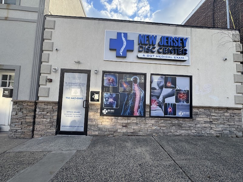 New Jersey Disc Center- Chiropractic, Physical Therapy, & DOT Medical Exam