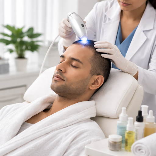 Struggling with hair thinning or excessive hair fall? At Skin Serenity Clinic Advanced Laser Toni… post image