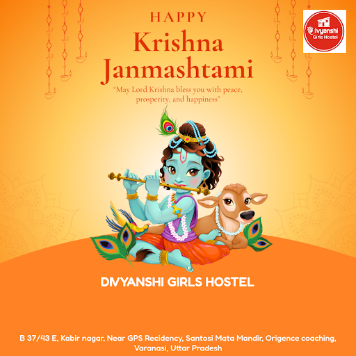 Experience the joy of Janmashtami with us at Divyanshi Girls Hostel, Varanasi! Our cozy hostel ro… post image