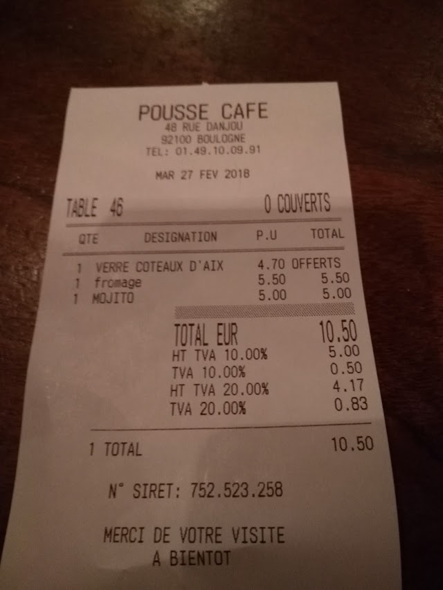 Pousse Café