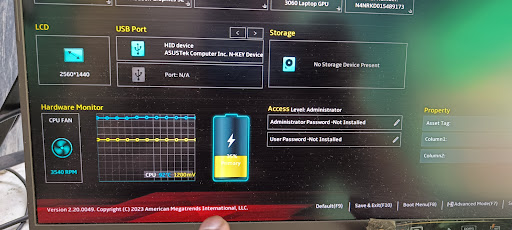 1 Asus gaming laptop i5 12th generation laptop which I took to customer service center and they a…