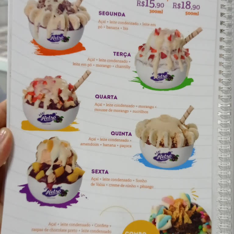 Vintage açai café Menu, Avaliações e Fotos - Mozarlandia