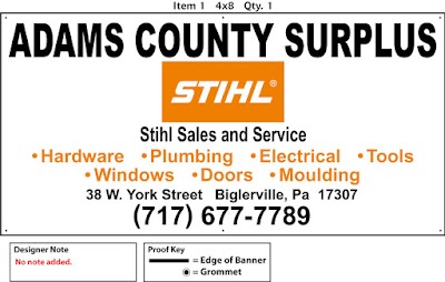 Adams County Surplus & Stihl Dealership