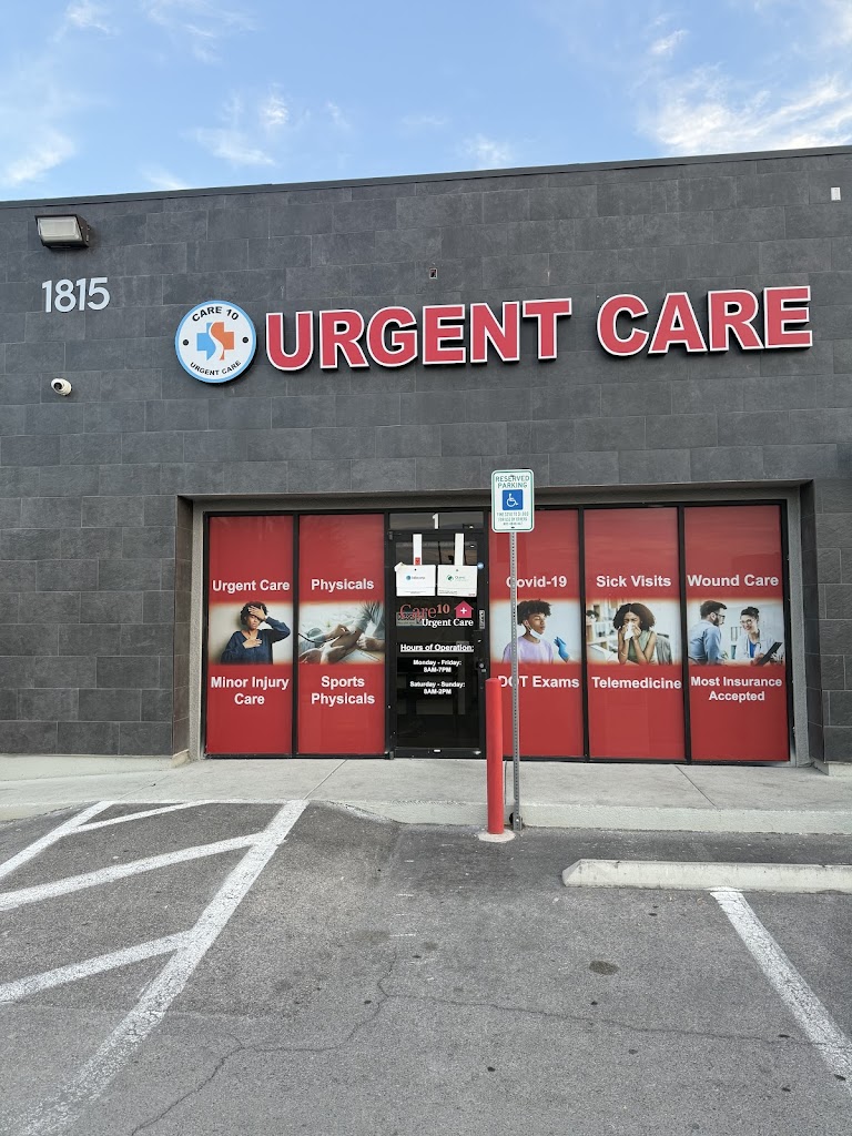 Care10 Urgent Care W Charleston Blvd Umc Hospital