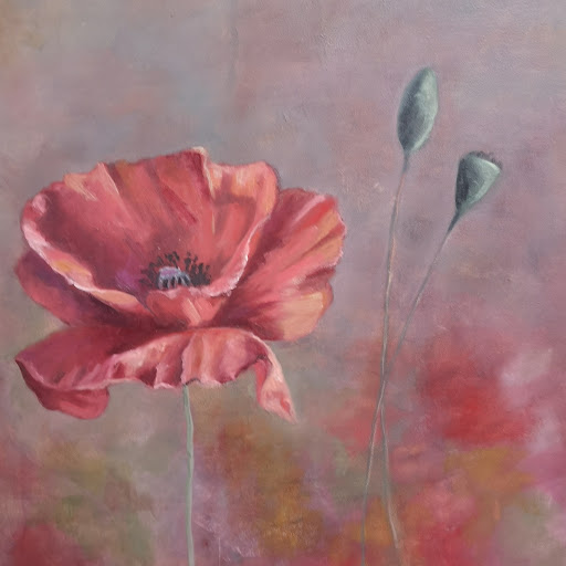 Atelier Gerda Onnes schilderijne te koop en te huur..