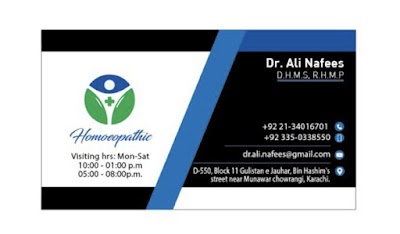 photo of Dr. Ali Nafees Homeopathic Clinic