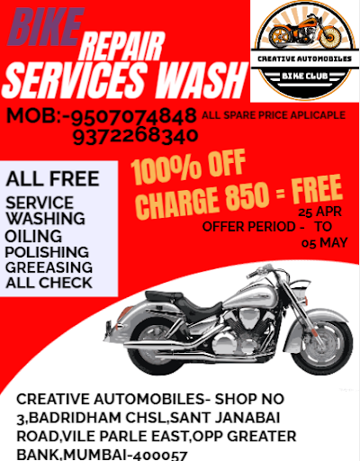 🛠️ Creative Automobiles Mega Free Service!🛵