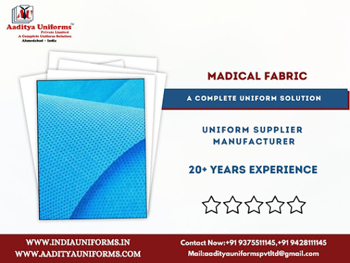 Madical Fabric Available At Aaditya Uniforms