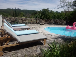 Photo n°5 de Mas de Boissière - Gîte et Chambre d'hôtes avec piscine et spa, pleine nature, animaux acceptés, en Cévennes, dans le Gard à Cros (Piscine)