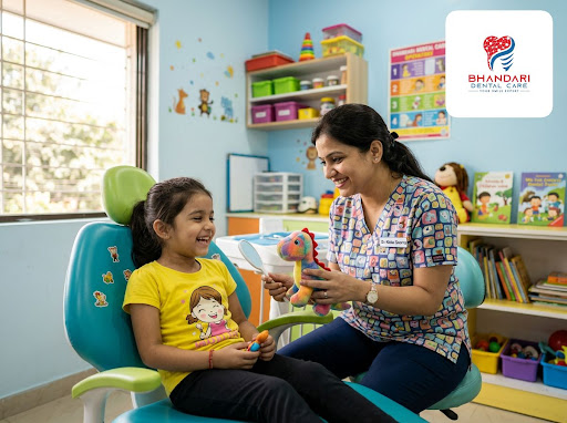 At Bhandari Dental Care in Sarkanda, Bilaspur, we know a child’s early dental experience can shap… post image
