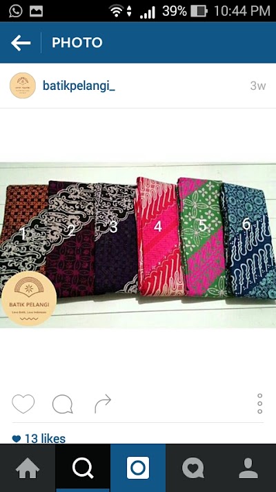 Photos of Batik Pelangi